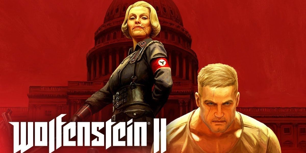 Wolfenstein 2 The New Colossus Box Art