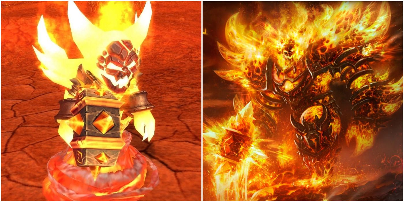 World of WarCraft Battle Pets Lil Ragnaros and Ragnaros