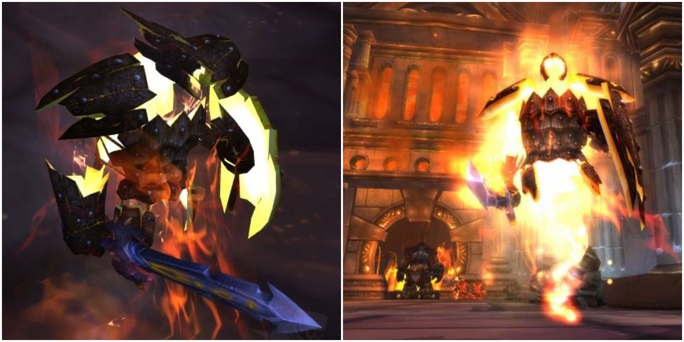 World of WarCraft Battle Pets Magma Rageling and Magma Rager