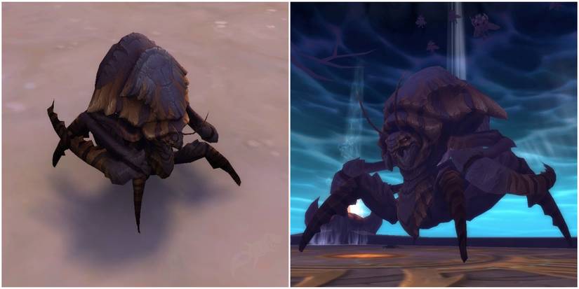 World of WarCraft Battle Pets Spawn of Garalon with Garalon