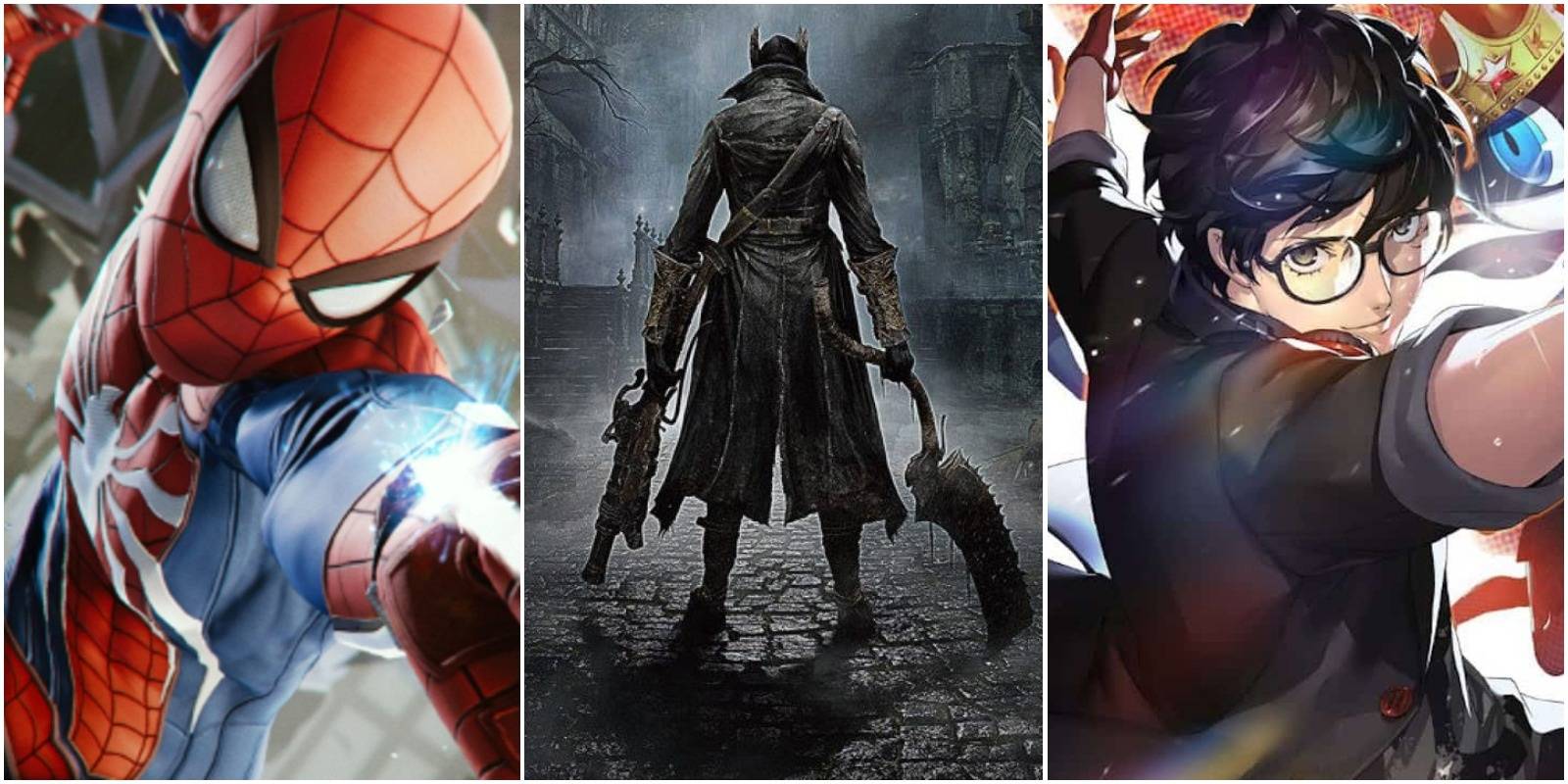 Spider-Man, Bloodborne, Persona