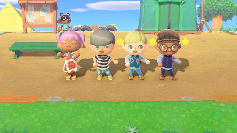 animal crossing new horizons happy