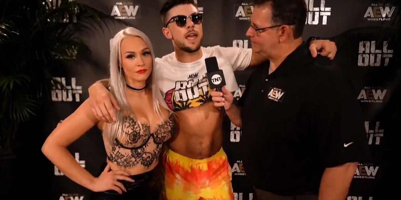 aew throw shade wwe twitch