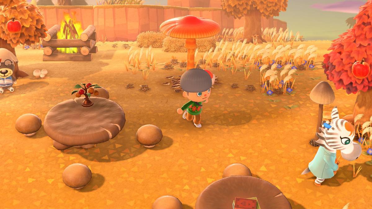 animal crossing fall