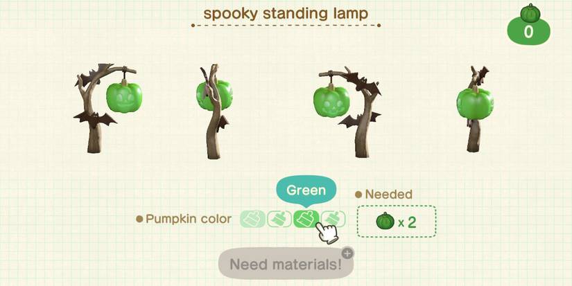 animal crossing new horizons pumpkin furniture