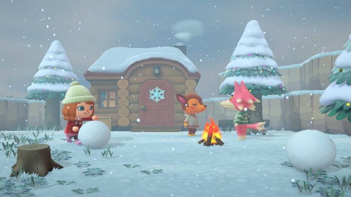 animal crossing winter