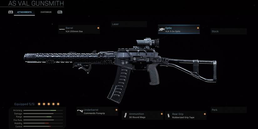 asval warzone standard