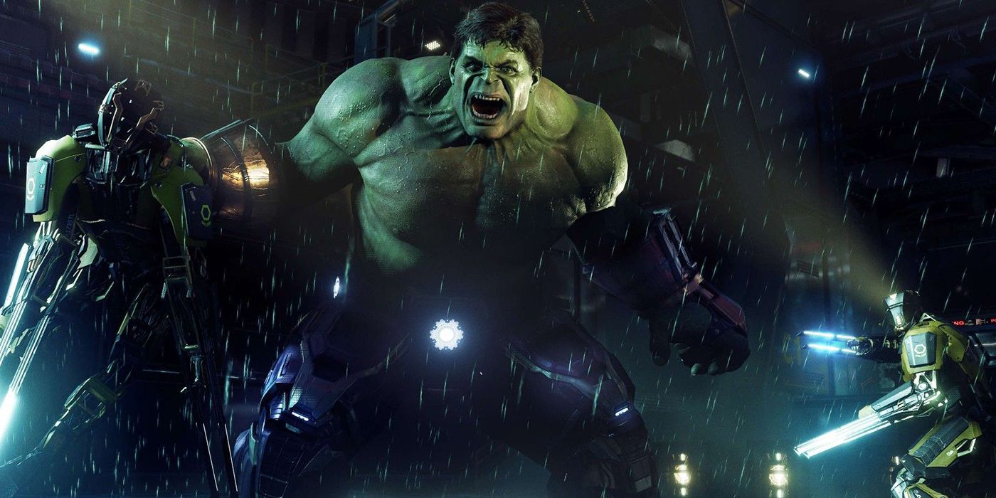 Marvel's Avengers Hulk smashing