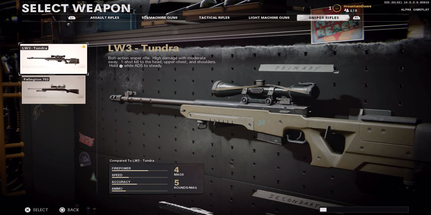 image of the lw3 sniper rifle