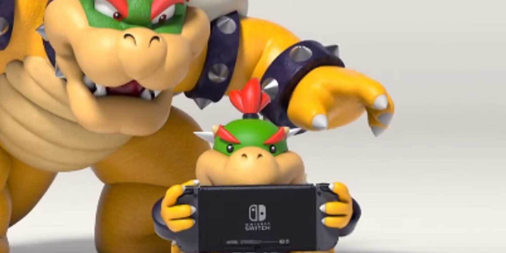bowser and bowser jr outline the switch's parental controls