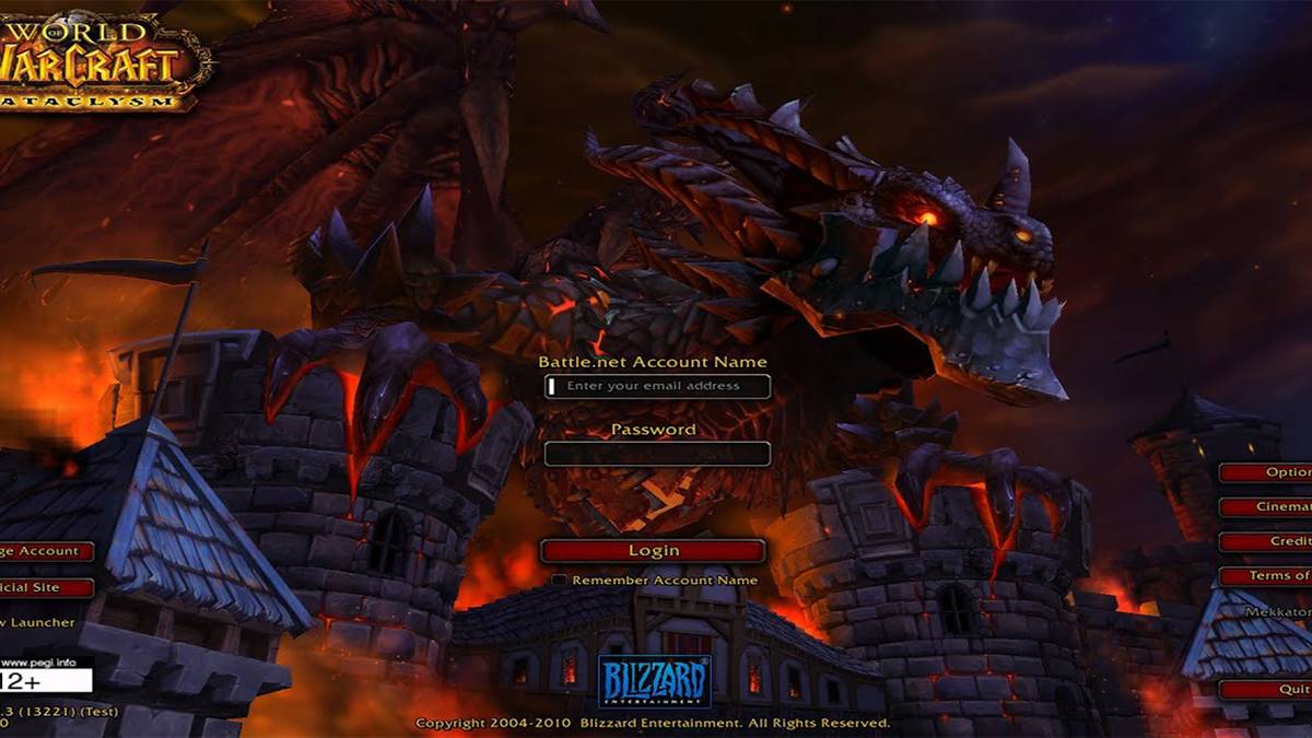 Deathwing perched on a building