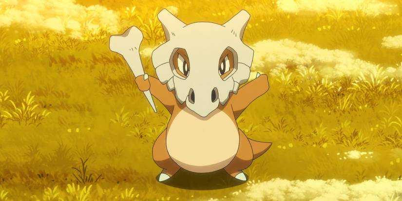 Cubone stands in the field