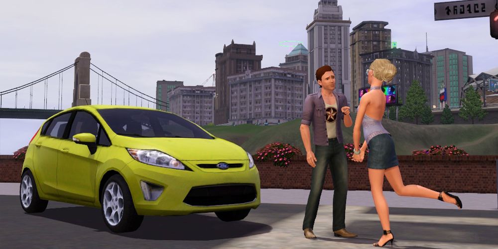A 2011 Fiesta in The Sims 3