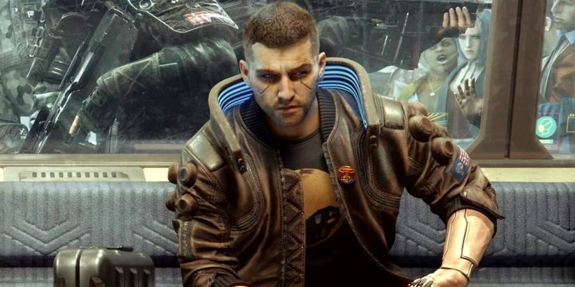 V sitting on a bench