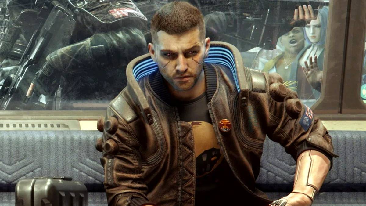 V sitting on a bench