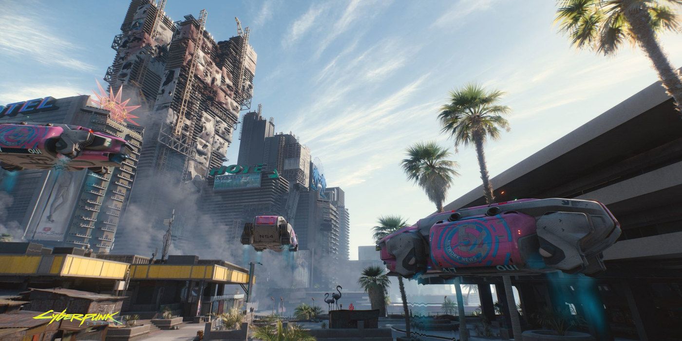 Cyberpunk 2077's Night City in Daytime