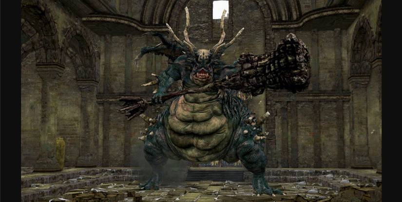 Asylum demon boss, Dark souls