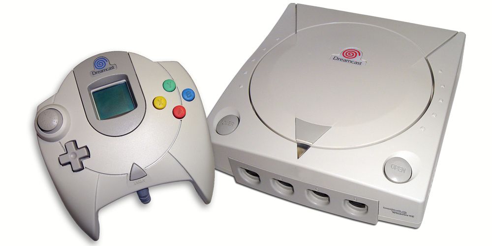 A Dreamcast with the Sega branding edited out