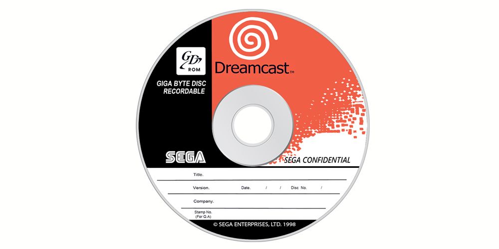 A Dreamcast GD-Rom disc