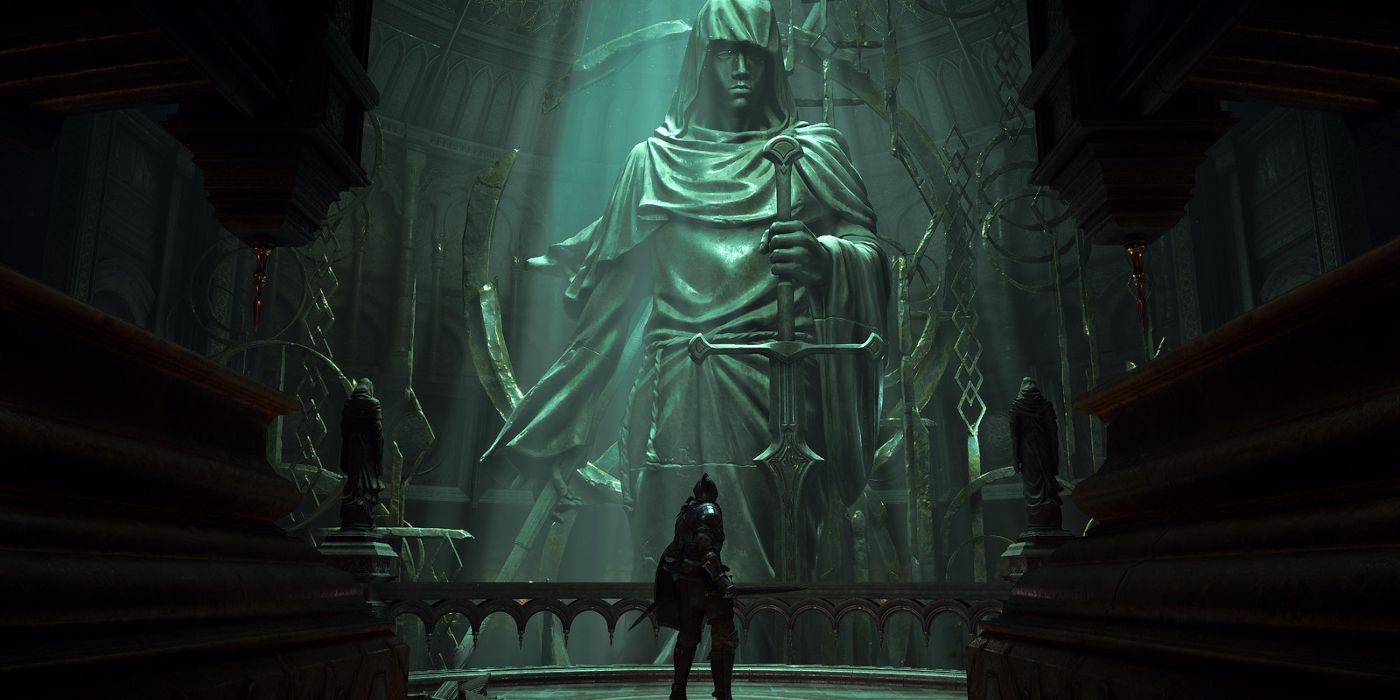 demon's souls screenshot statue