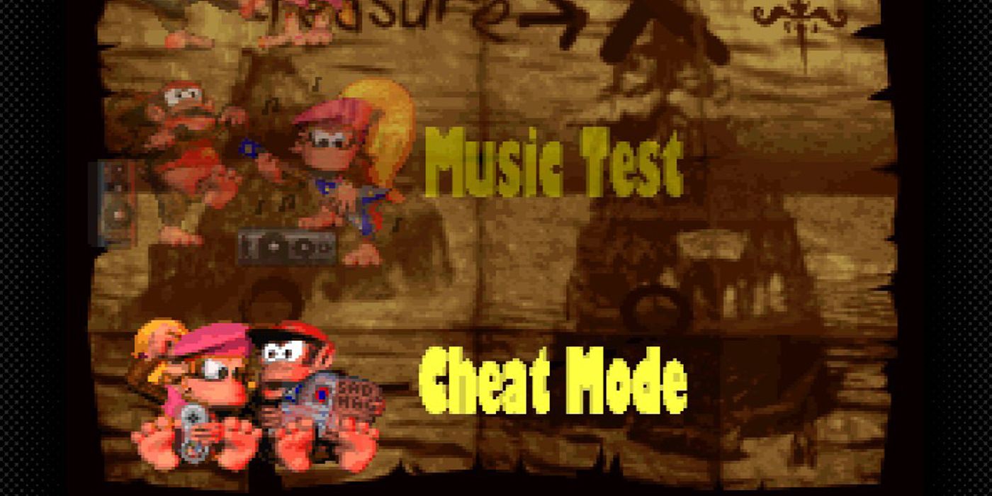 donkey kong country 2 cheat mode sound test