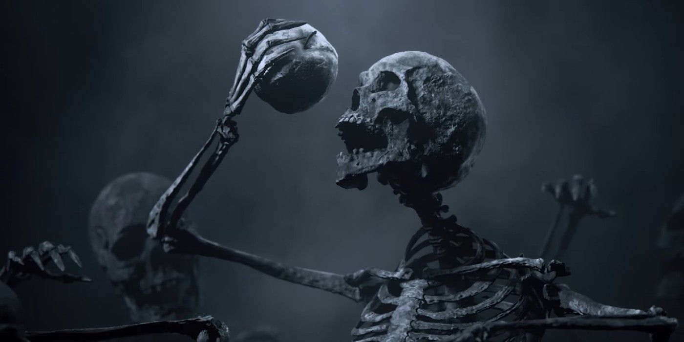 dragon's dogma netflix intro skeleton