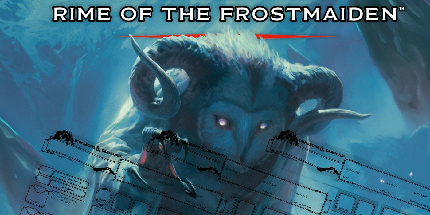 Dungeons and Dragons Rime of the Frostmaiden