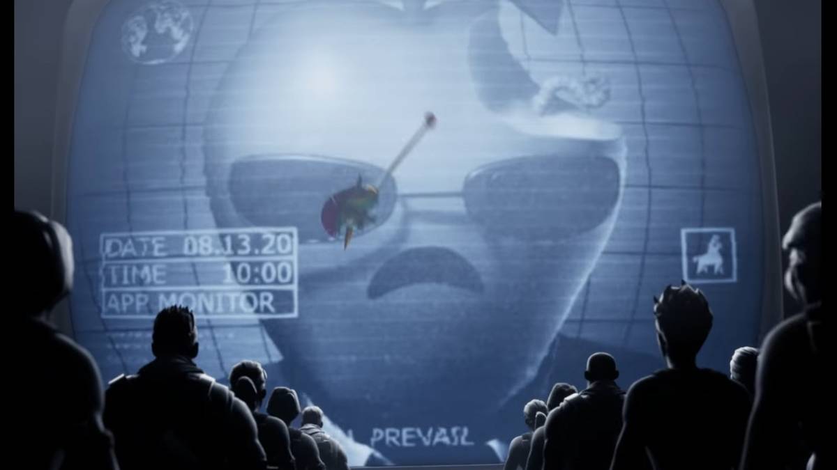 Epic Games released a parody of Apple's 1984 ad, putting the company in the position of Big Brother.