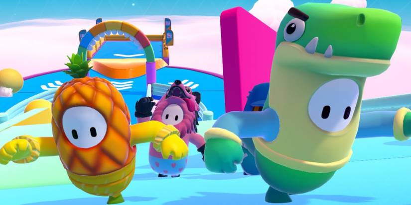 fall guys dinosaur pineapple wolf costume