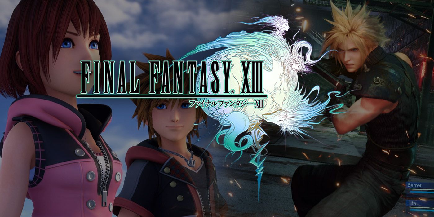 Final Fantasy 13 Kingdom Hearts FF7