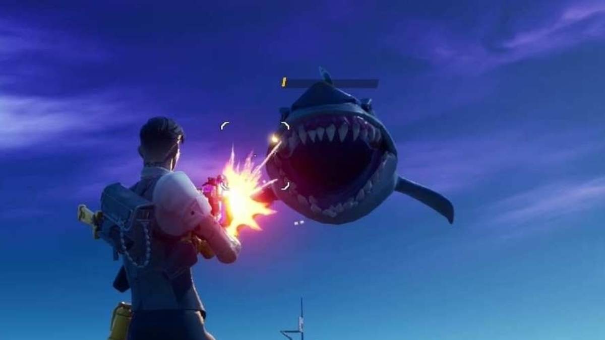 fortnite shark attack