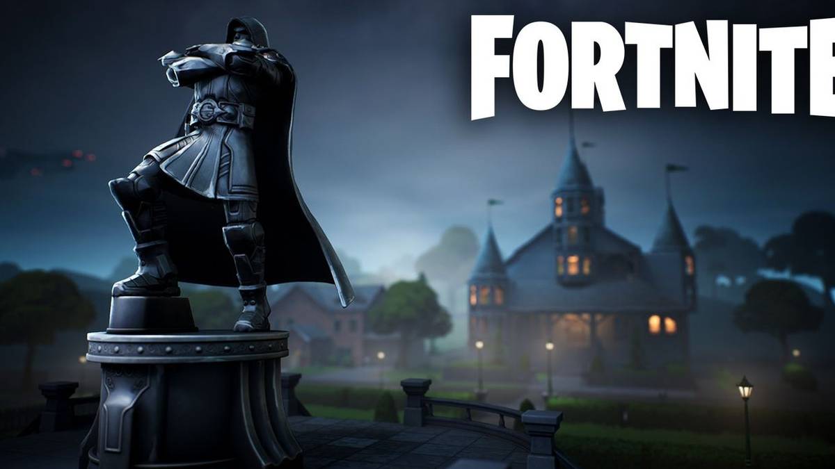 Fortnite doctor doom statue