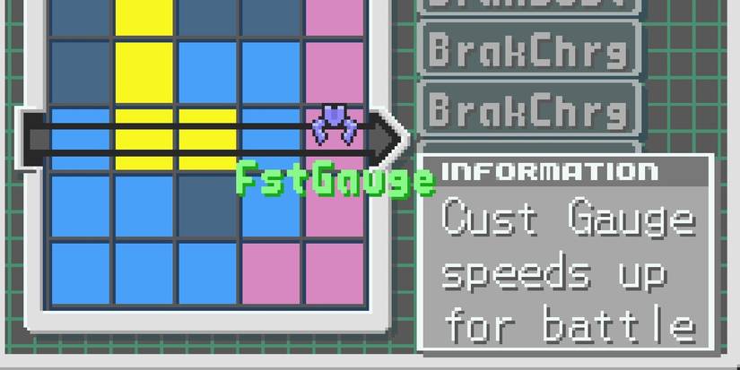 Fast Gauge chip from Mega Man Battle Network