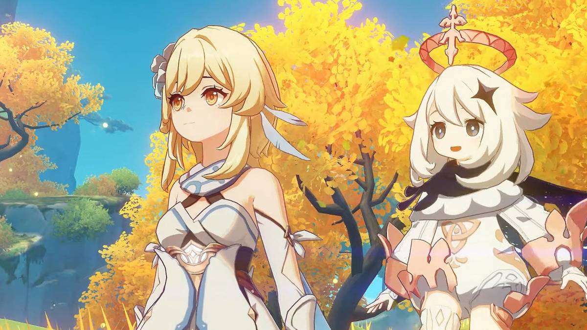 genshin impact yellow trees