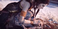 Freya mourning the loss of her son in God of War