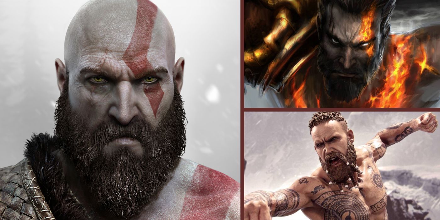 Kratos, Deimus and Baldur from God of War