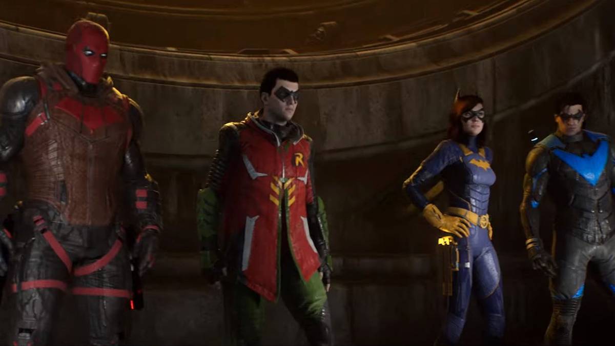 gotham knights robin red hood batgirl nightwing