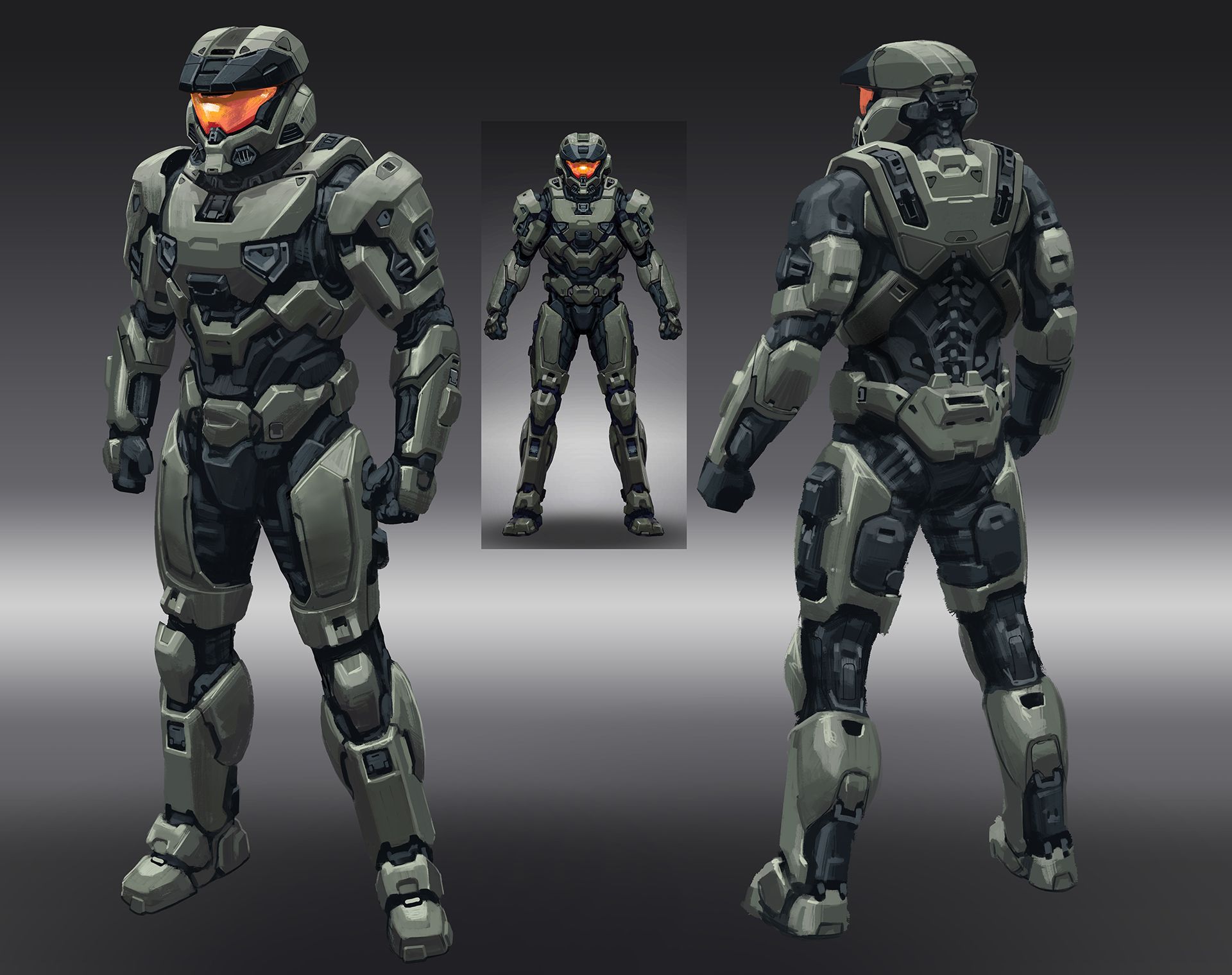 halo infinite, gen 3 mark vii mjolnir armor, new armor, concept art