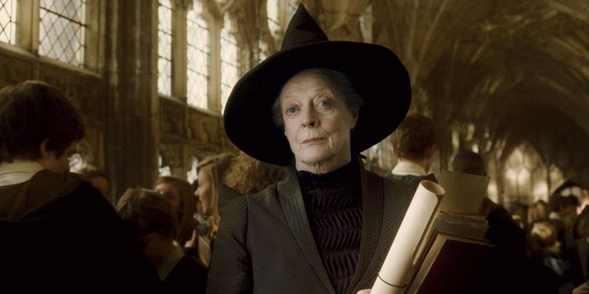 Maggie Smith as Professor Minerva McGonagall in Harry Potter