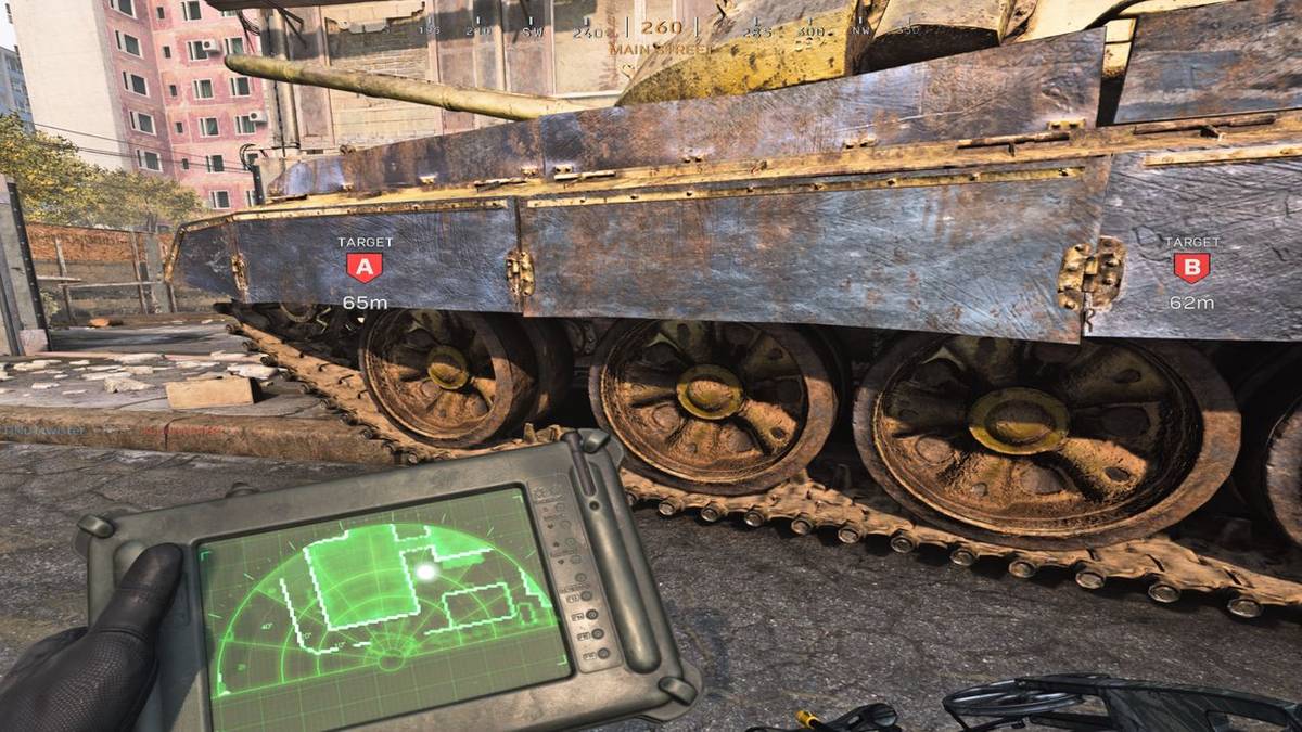 heartbeat sensor in front of tank