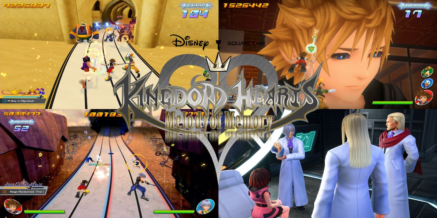 kingdom hearts melody of memory gameplay demo