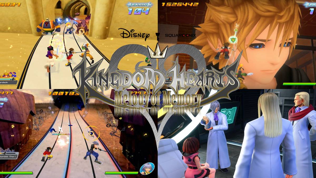 kingdom hearts melody of memory gameplay demo