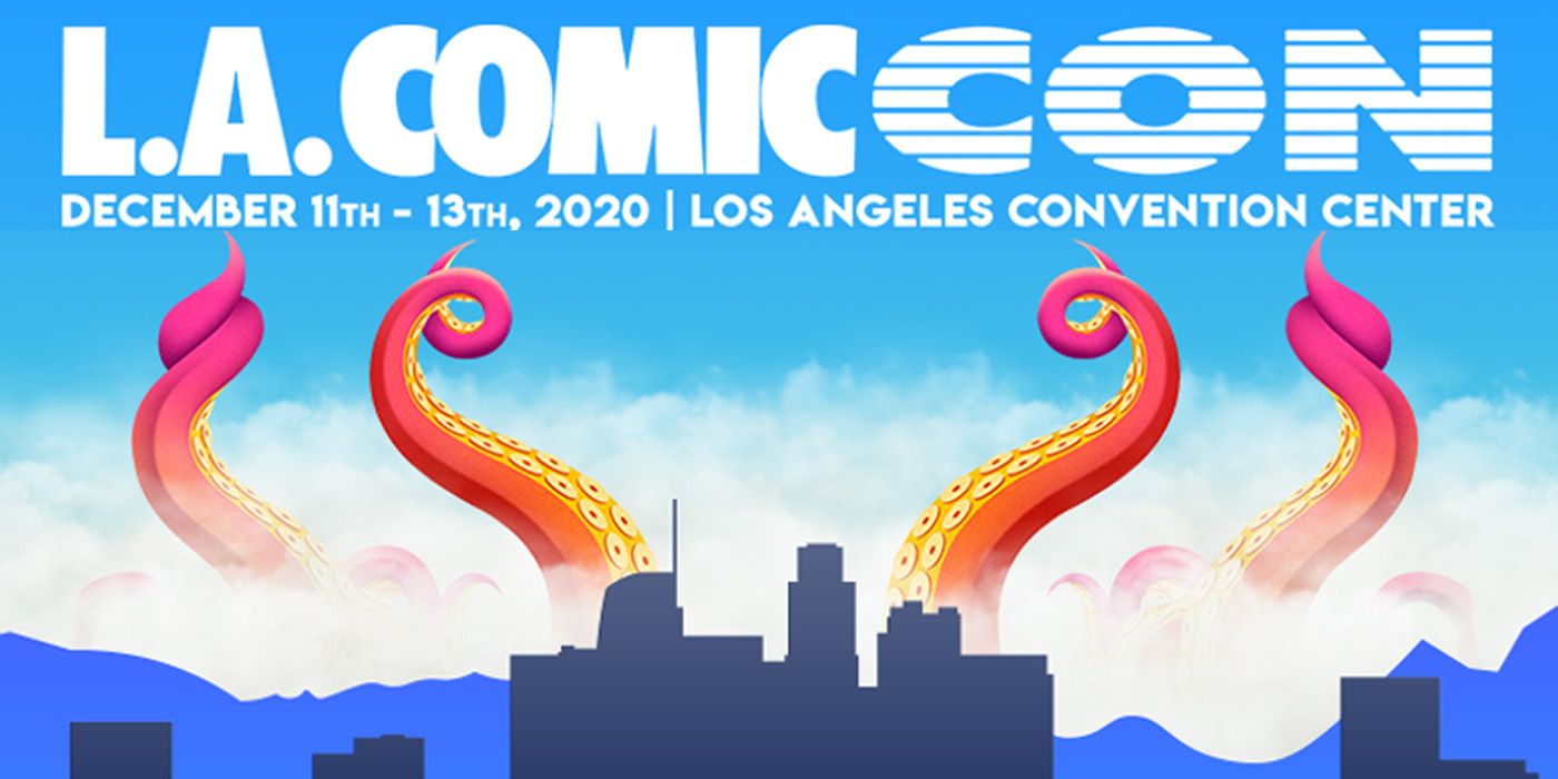 lost angeles comic con poster octopus 2020