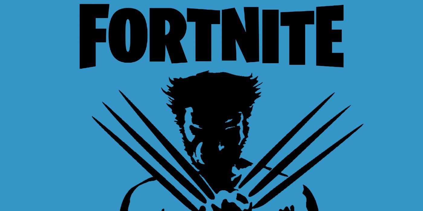 wolverine with fortnite logo
