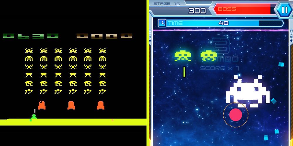 The evolution of Space Invaders