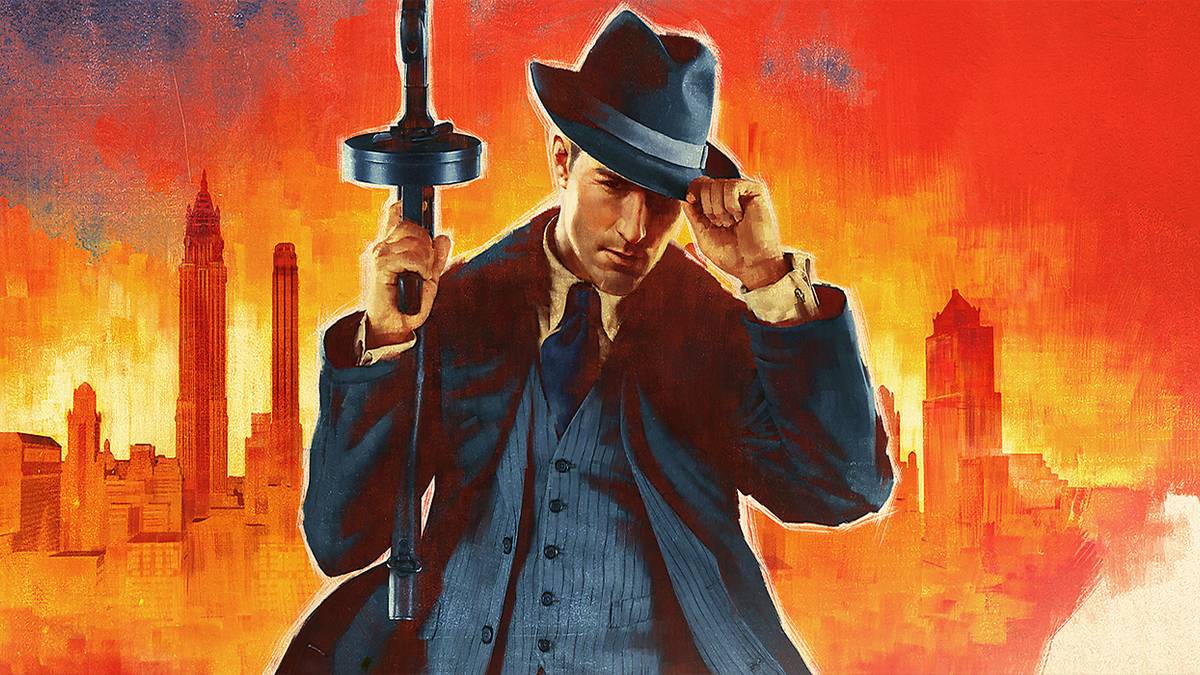 Mafia Tommy holding gun key art