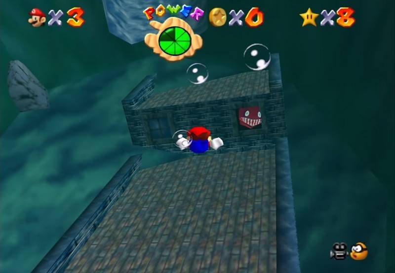 mario 64 swim