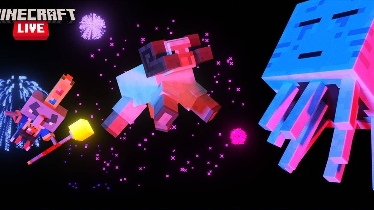 minecraft live promo art