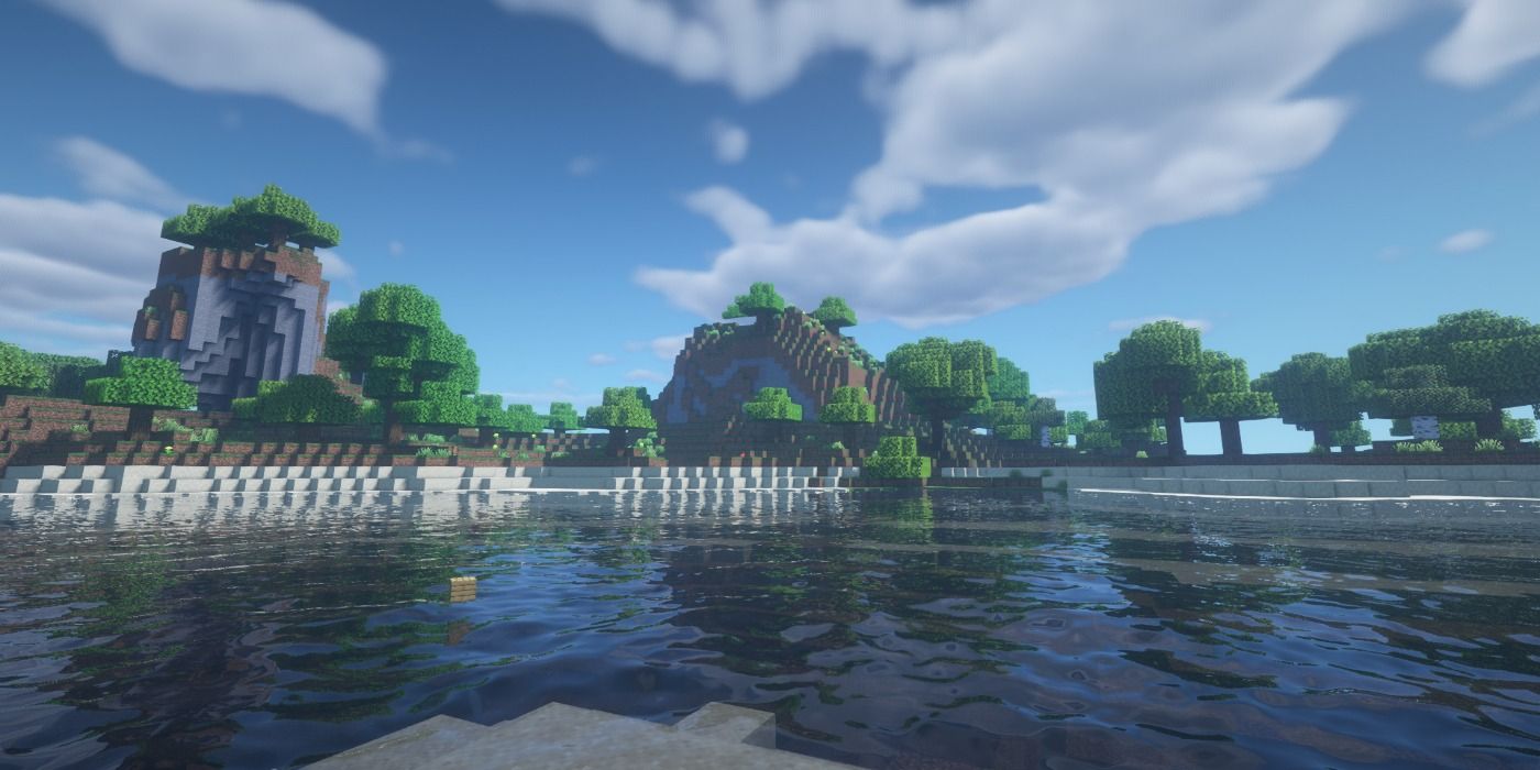 minecraft pack png world seed with shaders on