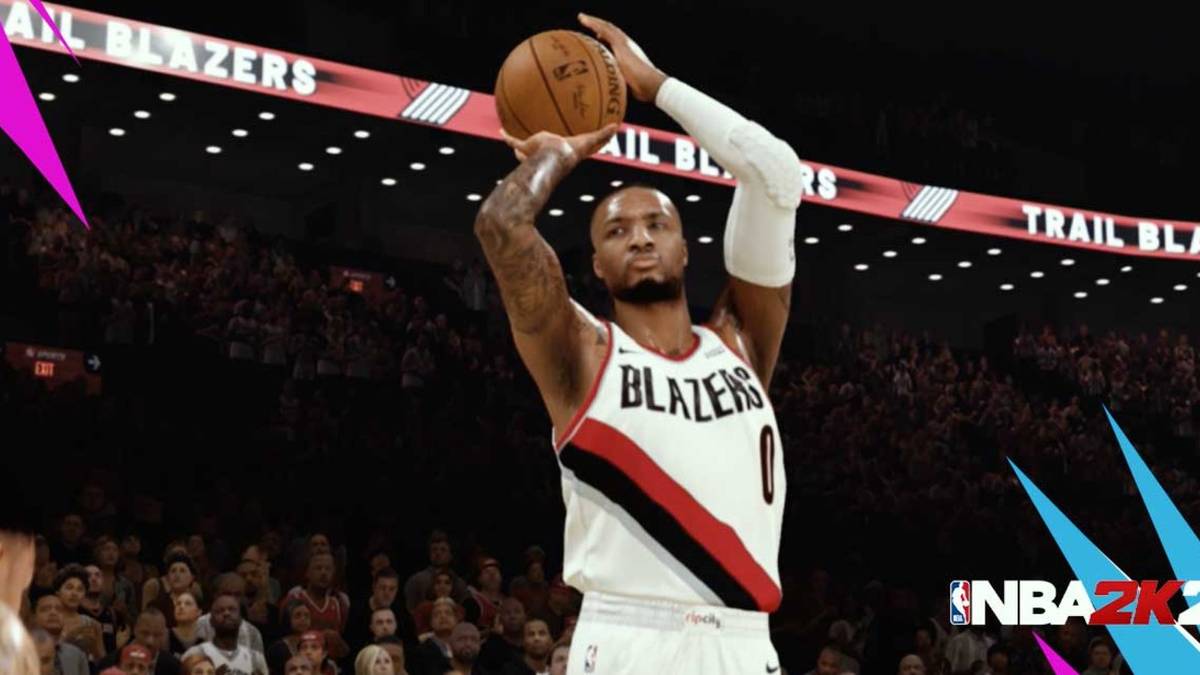 nba 2k21damian lillard jumpshot